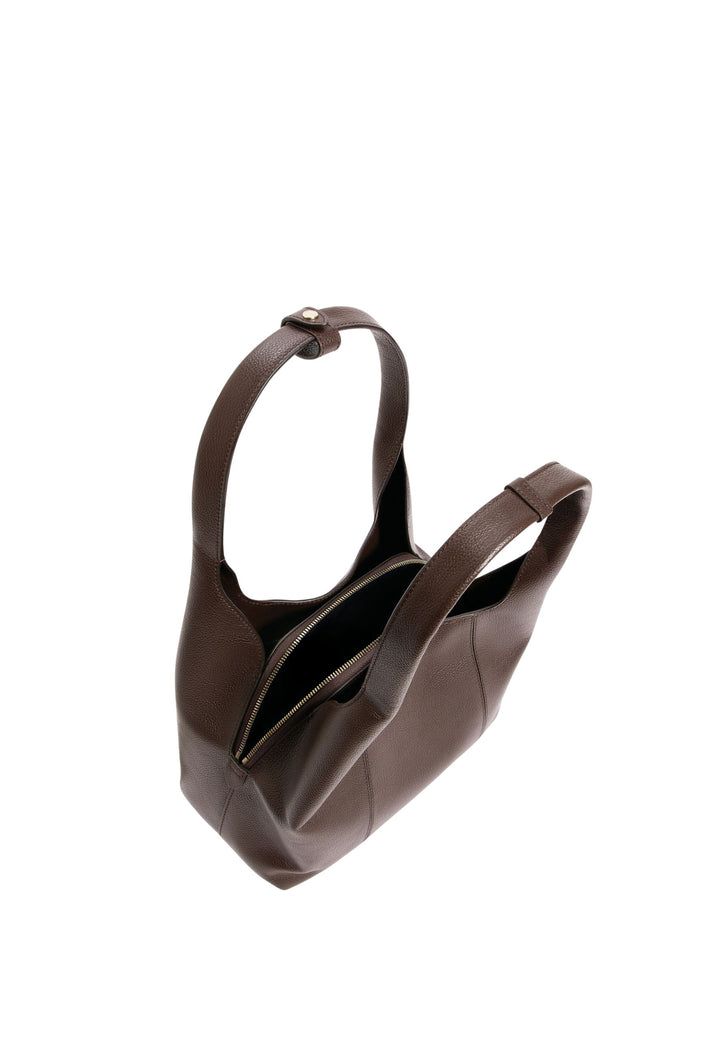 Le Tanneur Sac Porté Epaule Moyen Juliette Marron Arabica