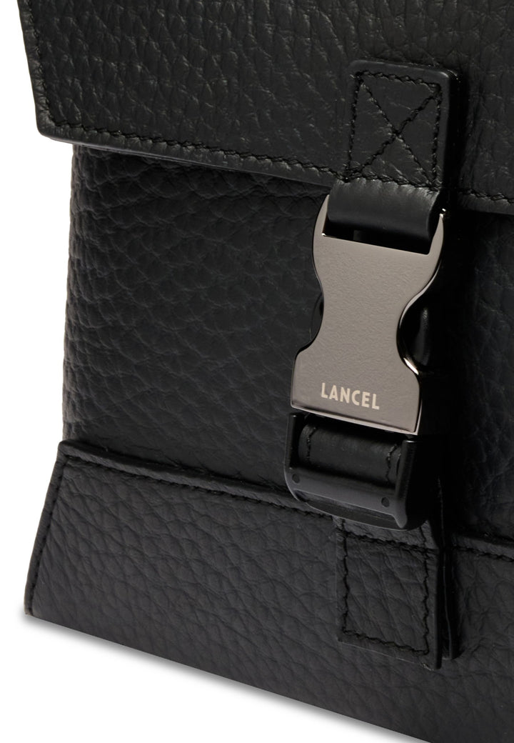 Lancel Sacoche Milo Noir Homme