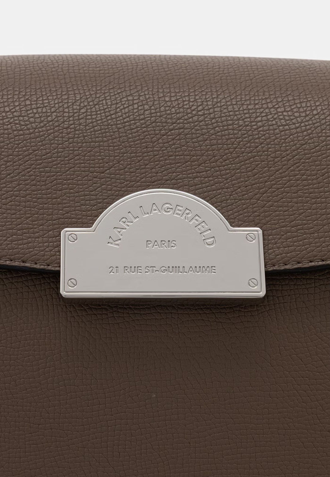Karl Lagerfeld Kabelka přes rameno Metal Zippé Taupe