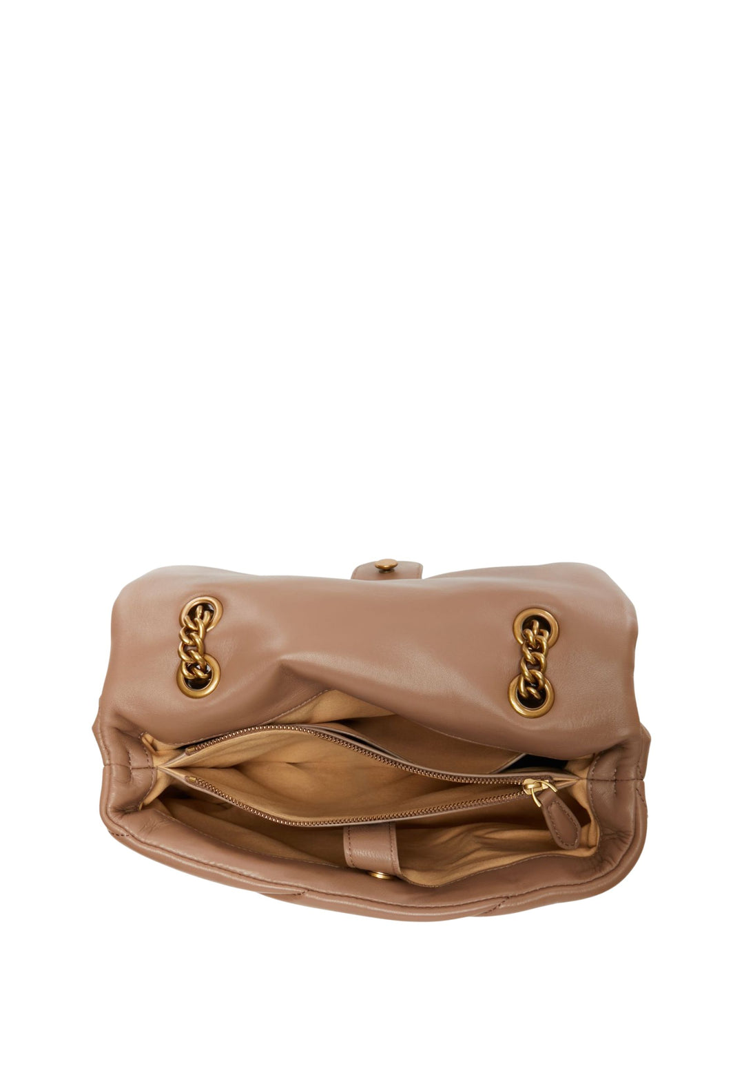 Pinko Handväska Love Puff Classic Cl Sheep Nap Brun