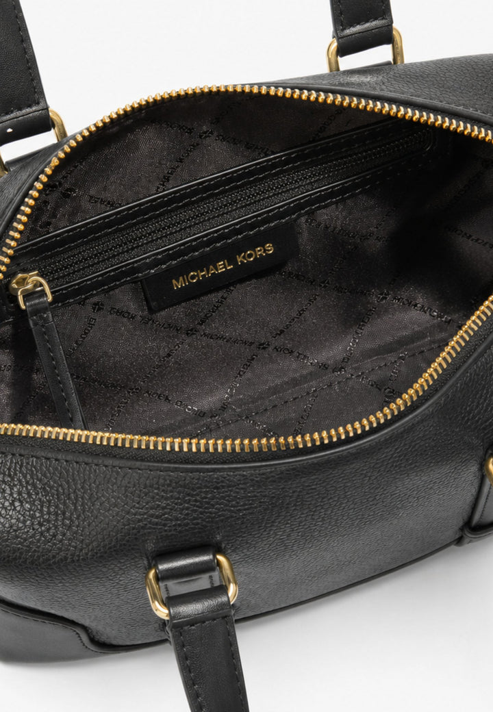 Michael Kors Teddi Mini Soft Leather Crossbody Bag Black