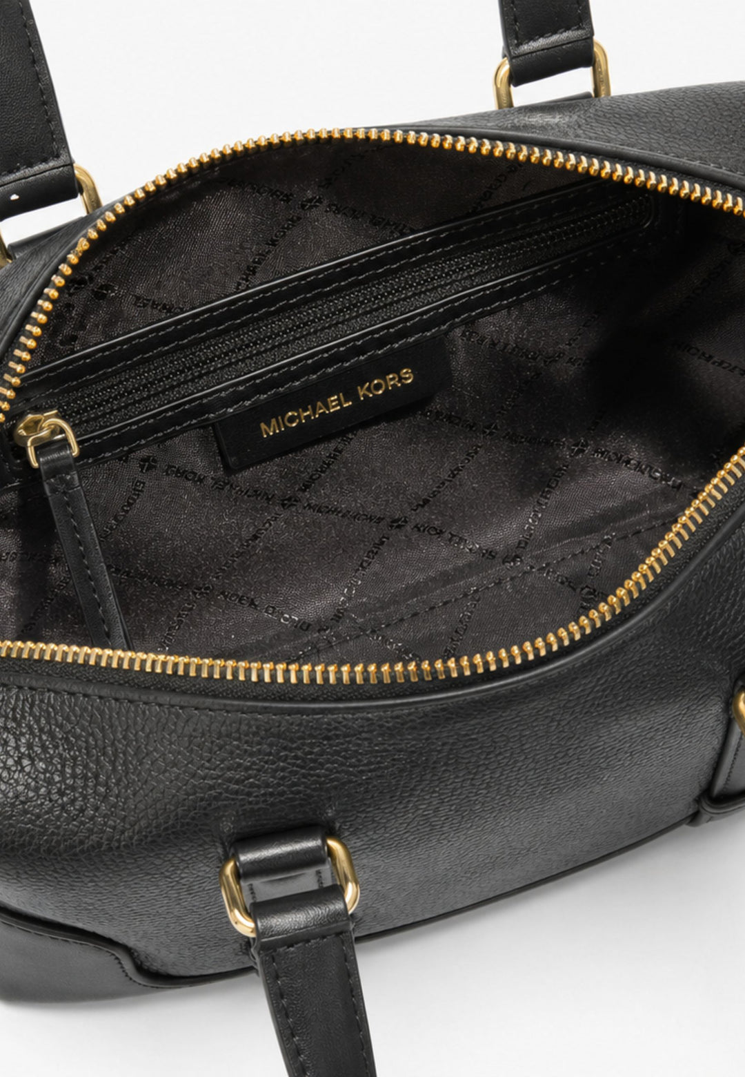 Michael Kors Teddi Mini Soft Leather Crossbody Bag Black