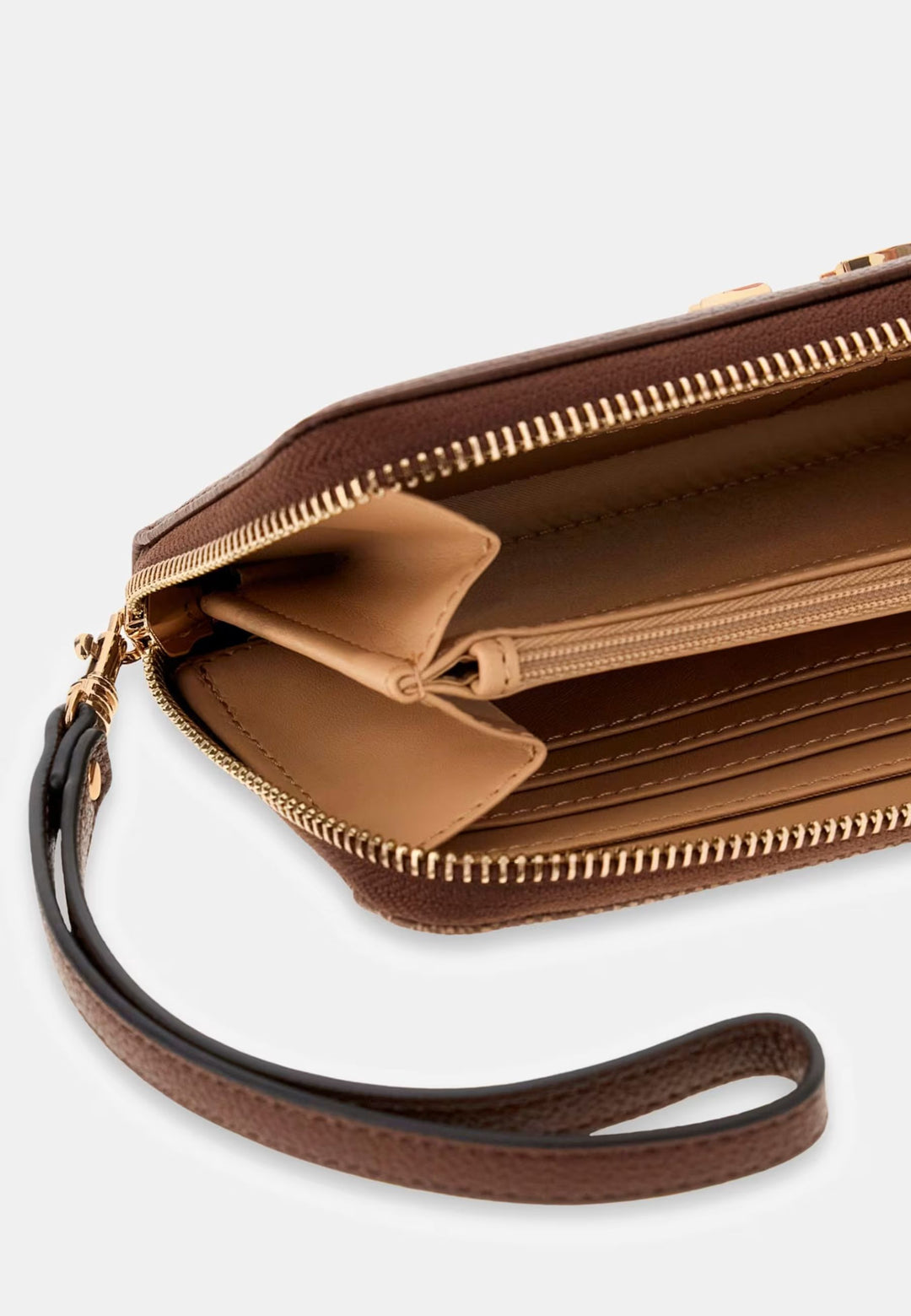 Guess Rejse tegnebog / Tegnebog Lindsey Grand Latte Logo