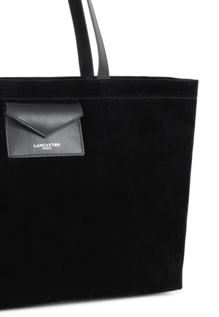 Lancaster Borsa Shopper spalla Con zip L Suédine KBA Nero