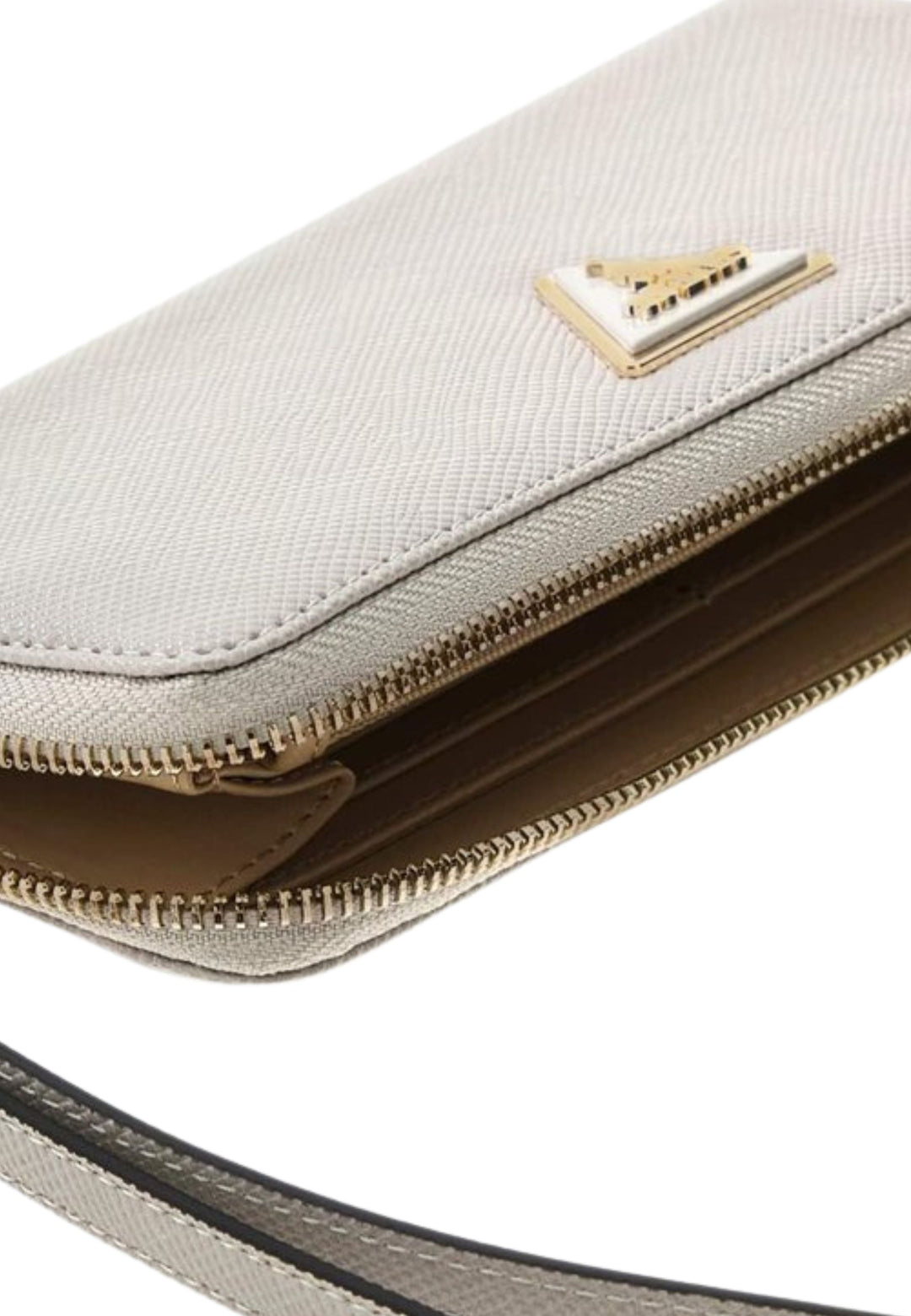 Guess Portefeuille Laurel Medium Zip Ivory