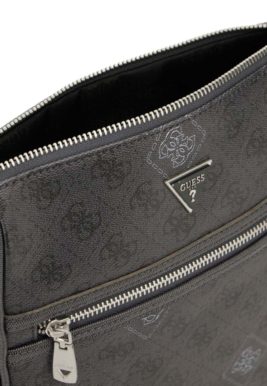 Guess Borsello a tracolla Milano con logo 4G Black/White