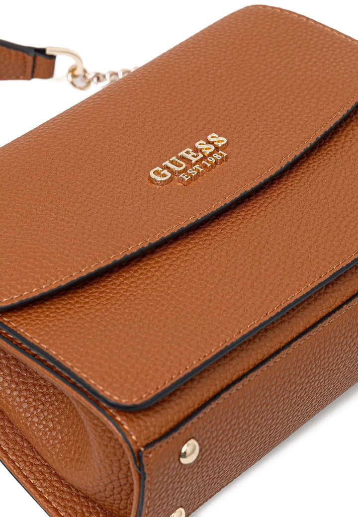 Guess Borsa a tracolla Calista Top Zip Shou Caramel