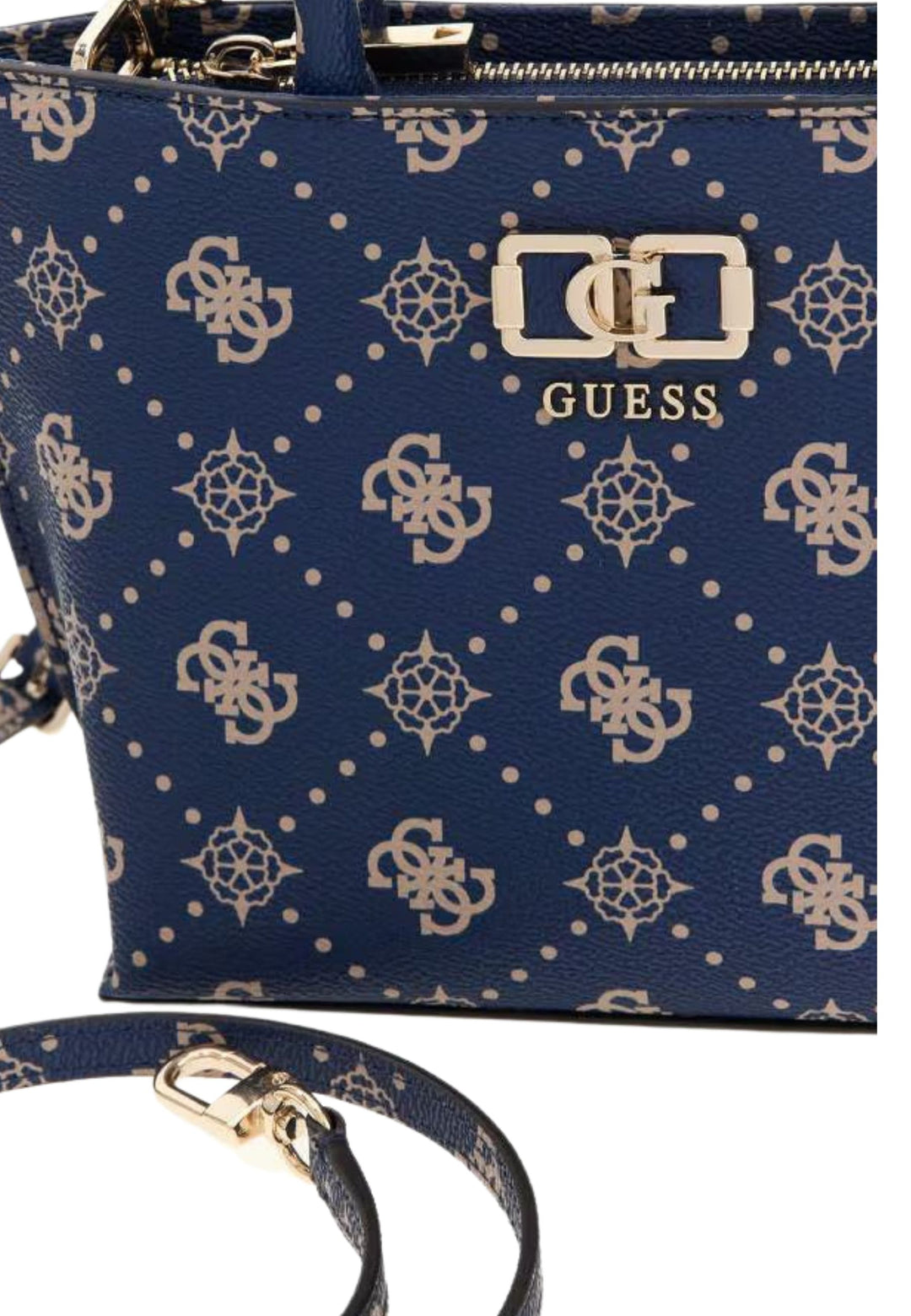 Guess Sac Bandoulière Emelie Logo 2 Comp S Navy Logo