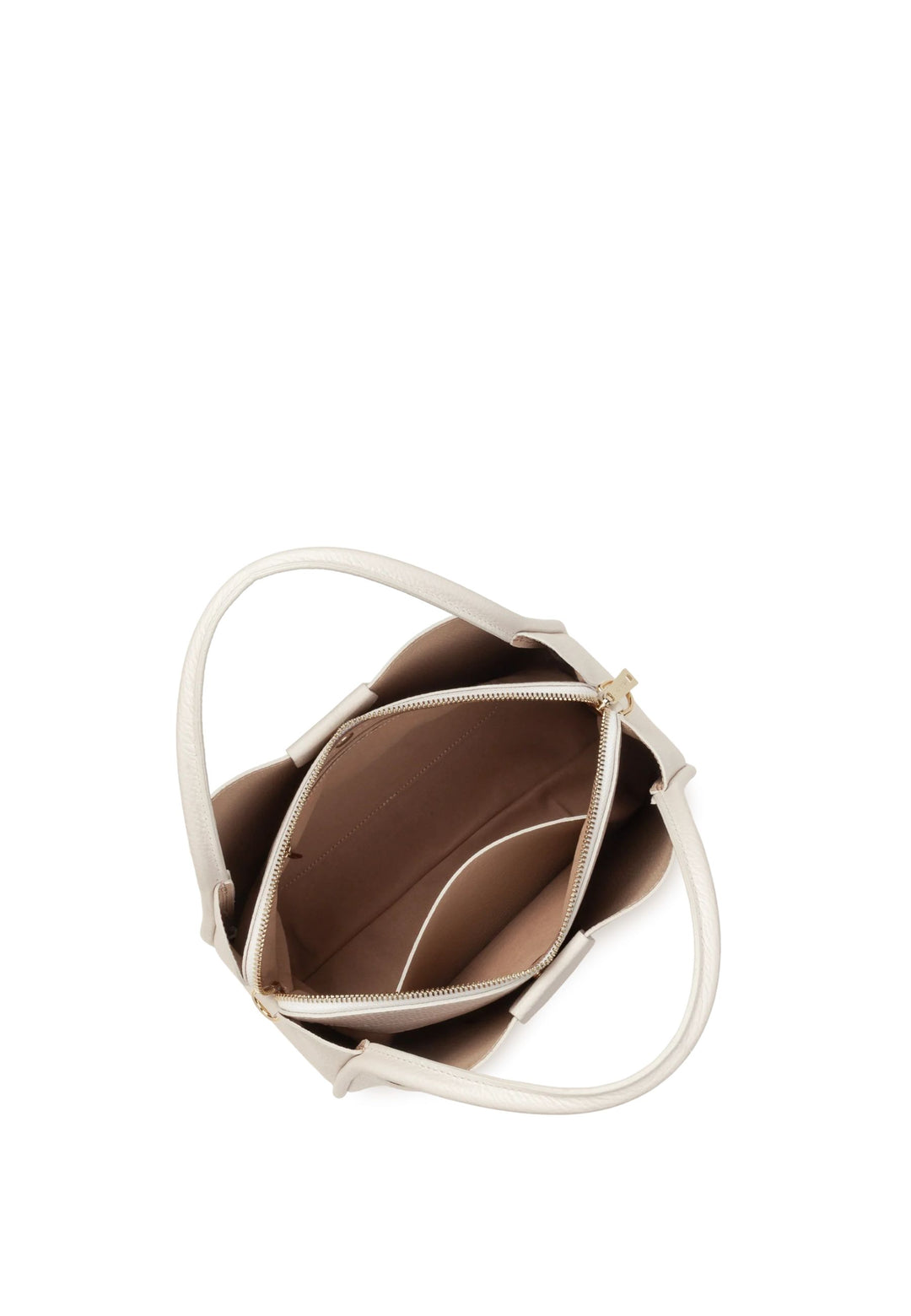 Lancaster Handtasche Magnetisch M Ida Double Ecru - In - Beige