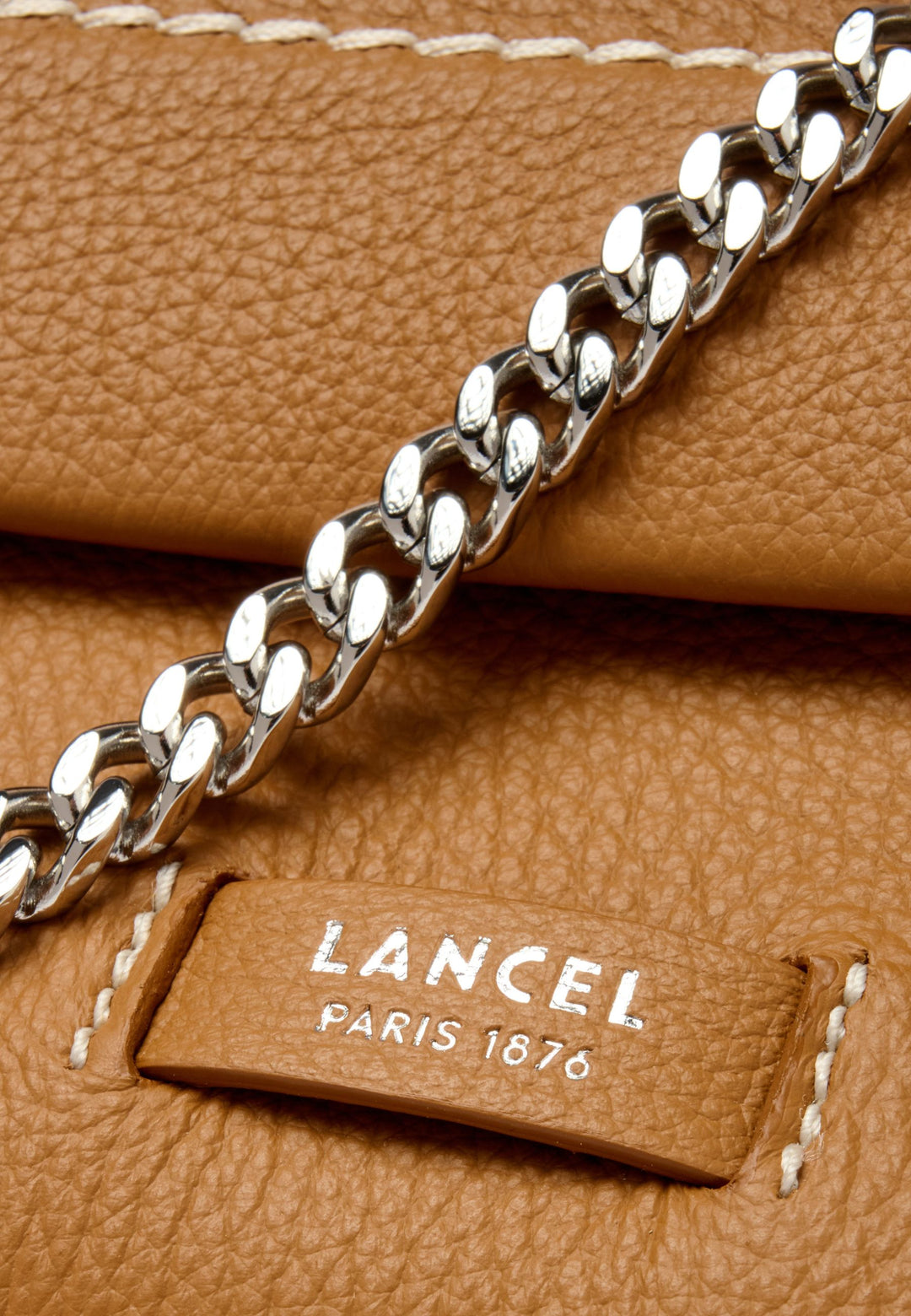 Lancel Ninon Soft Umhängetasche S Camel Damen