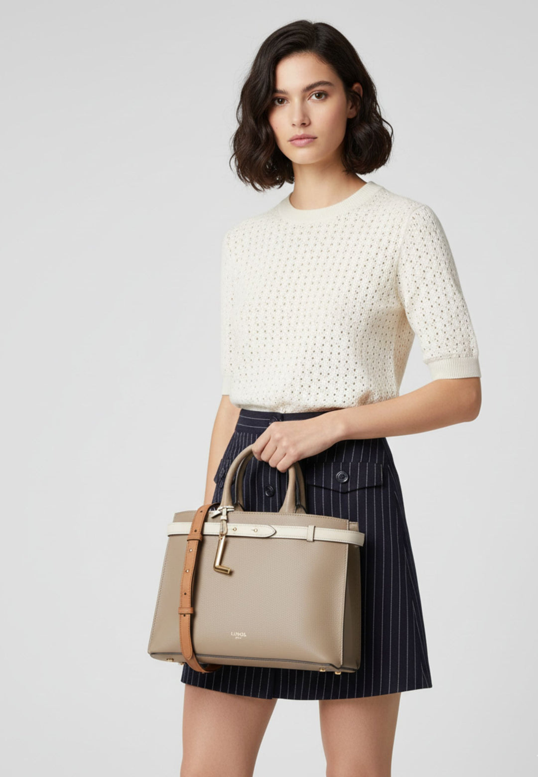 Handtaschen L Lancel Faubourg A13548LLTU Beige