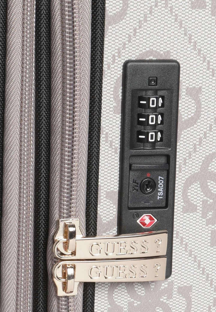 Guess Valise Berta Toiletry Train Slate Logo