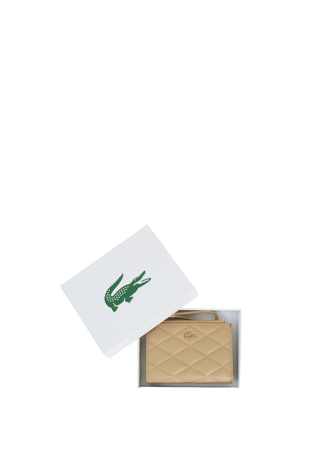 Porta-moedas Lacoste Crocodelle em Pele Viennois