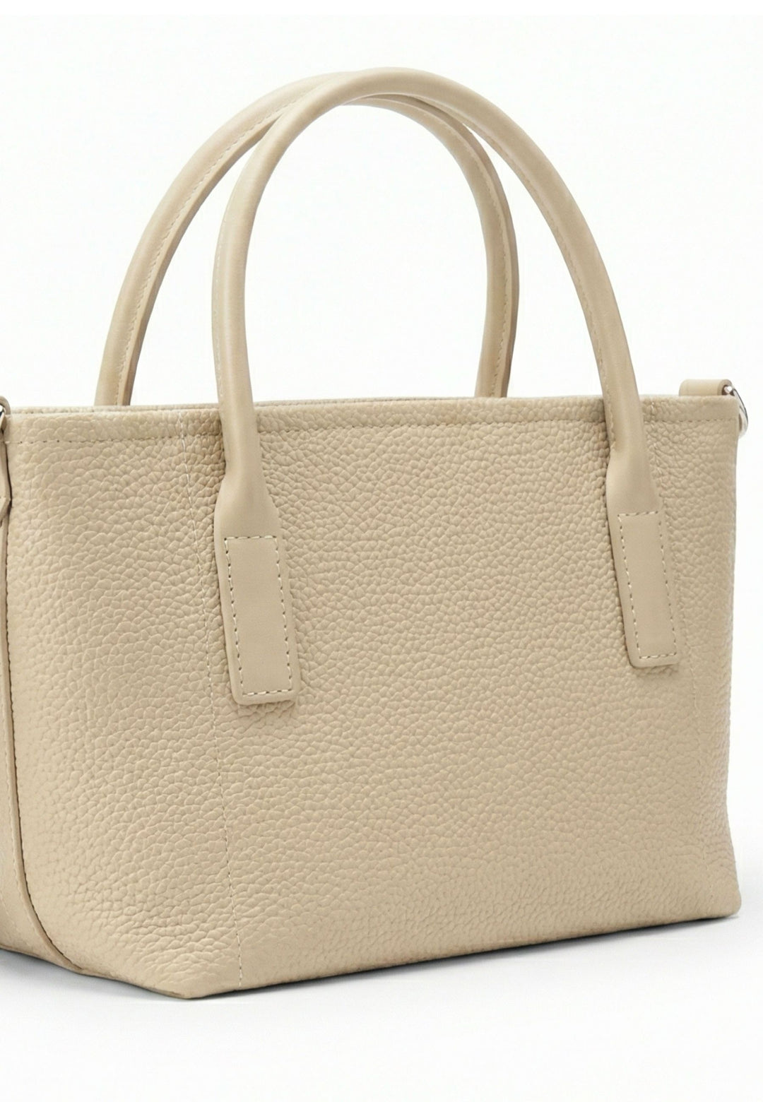 Lancaster Sac cabas main Zippé Maya Double KBA Ivoire