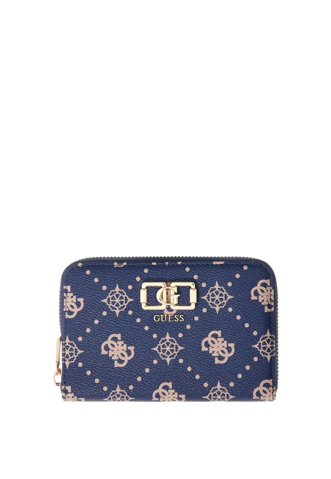 Guess Portefeuille Emelie Logo Slg Med Navy Logo