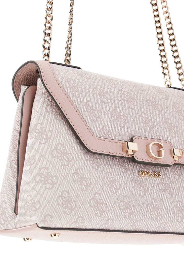 Guess taske med klap Lindsey Orchid Logo
