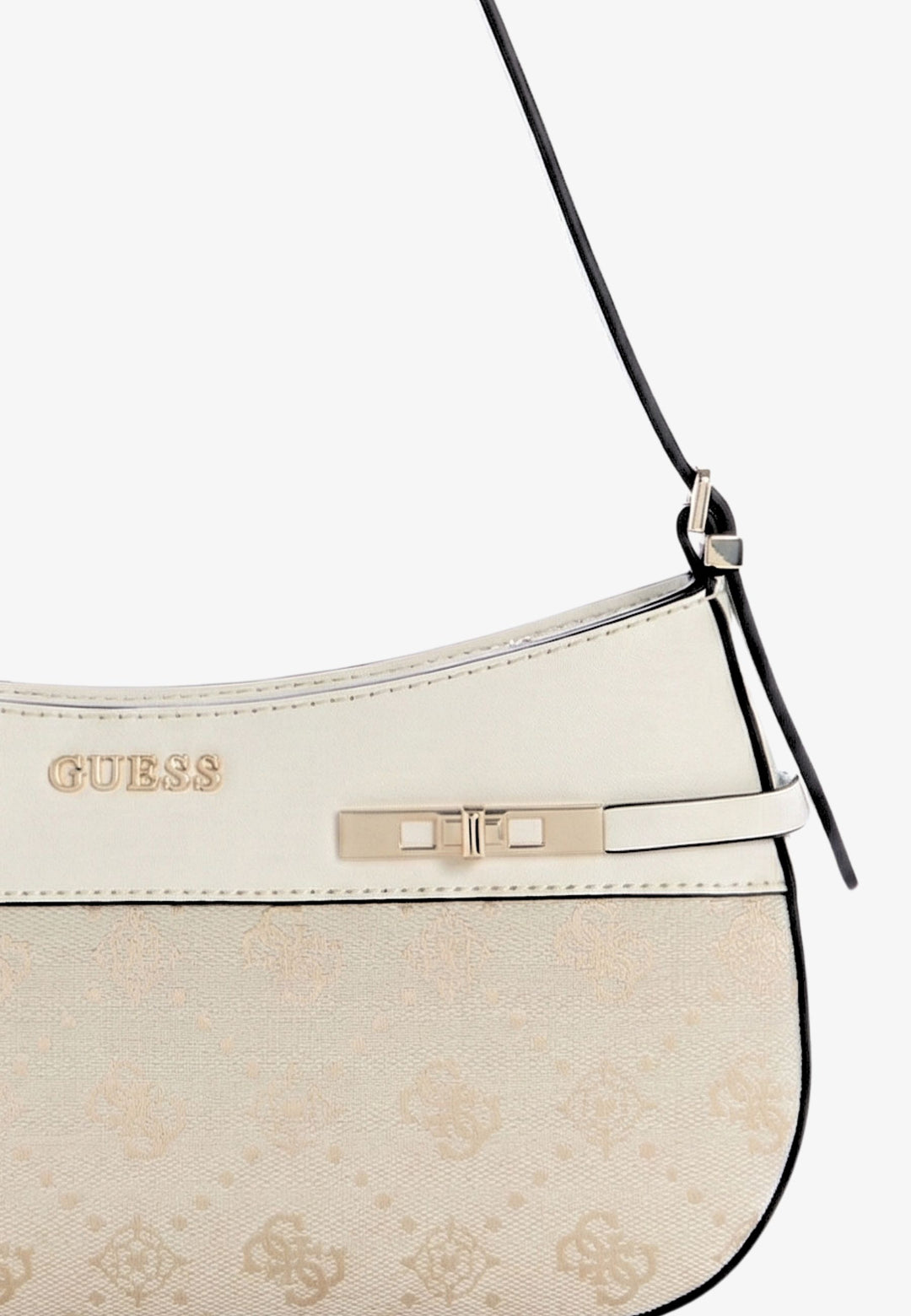 Guess Borsa a tracolla Melinda Logo Tri Com Off White Logo