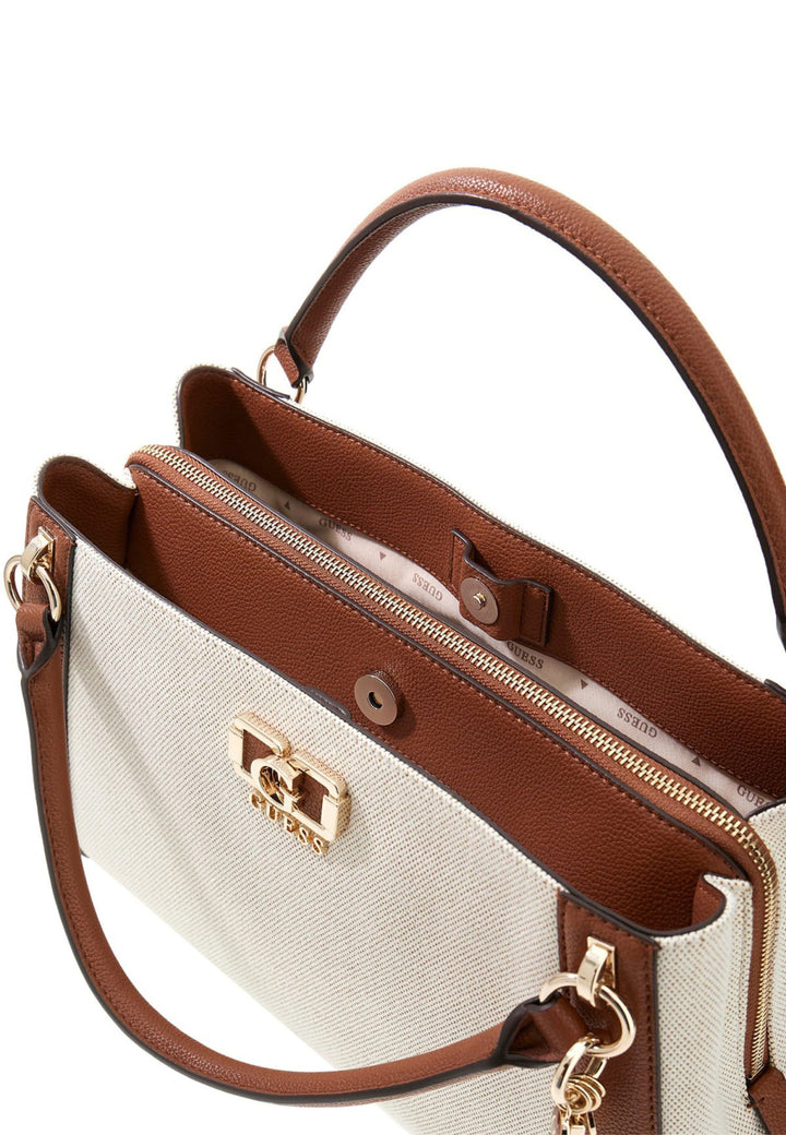 Guess Torba na ramię Karnilla Girlfriend Natural/Cognac