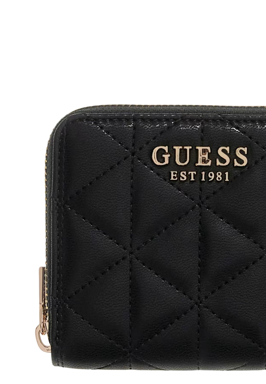 Guess Compagnon / Portmonni gesteppt Paisleigh Schwaarz QG9883137