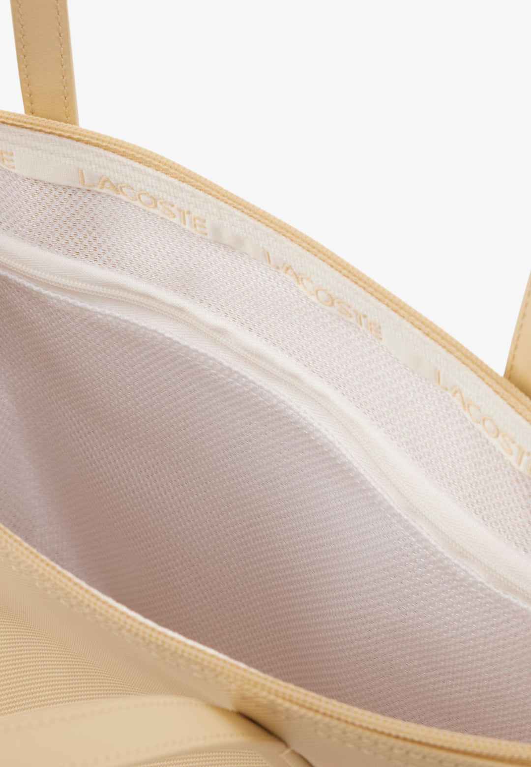 Lacoste Borsa Shopper Donna L.12.12 Concept Giallo/Beige