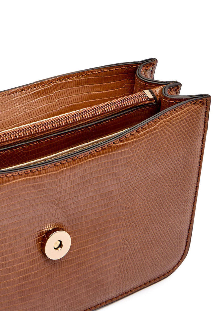 Guess Borsa a tracolla Anadela 3 Comp Satch Cognac