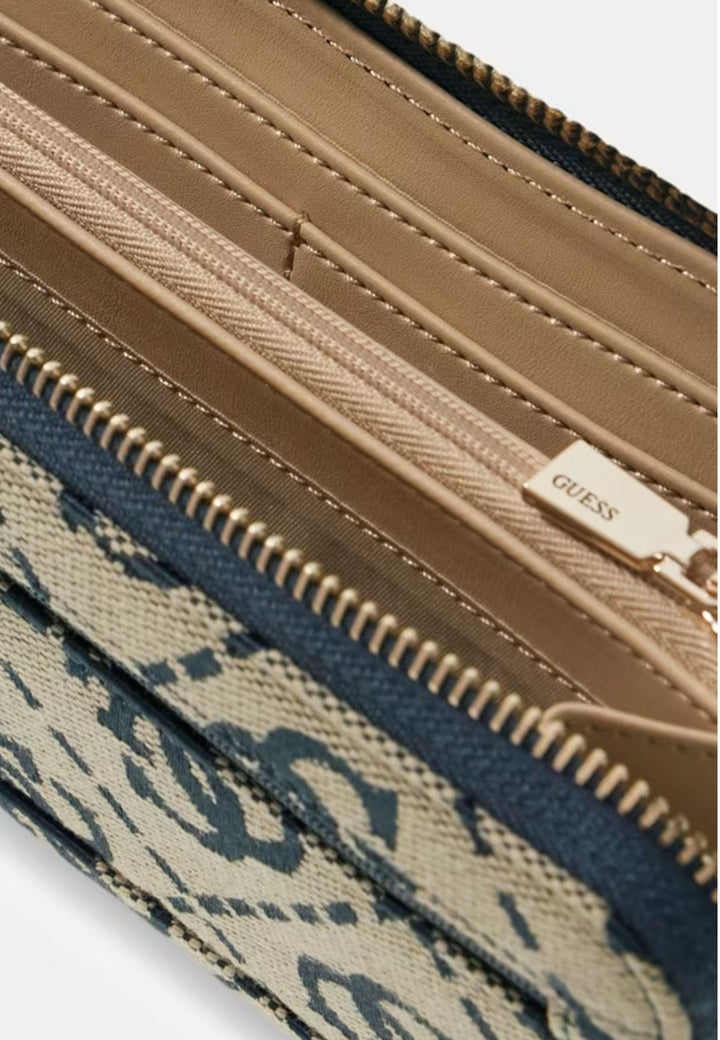 Guess Rees Portemonnaie / Portemonnaie Audrey Grand Monogramm Navy Logo