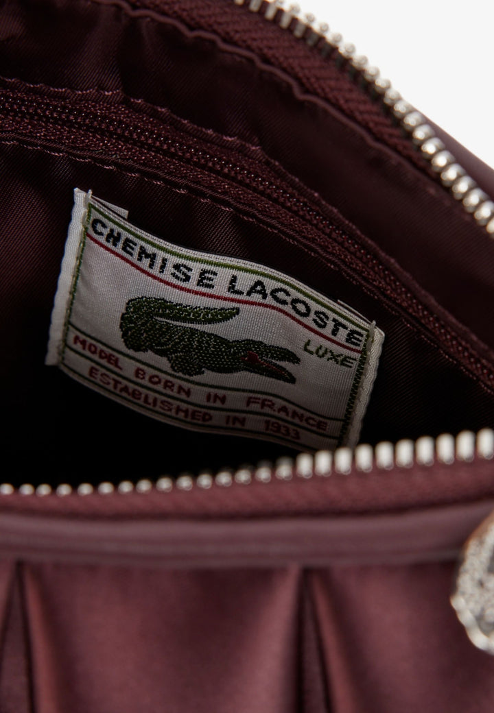 Lacoste Petit sac à main satin Lenglen Oxalis