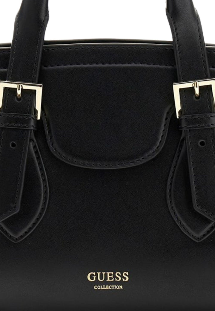 Mala de Tiracolo Guess Diana Maxi Satchel Preta