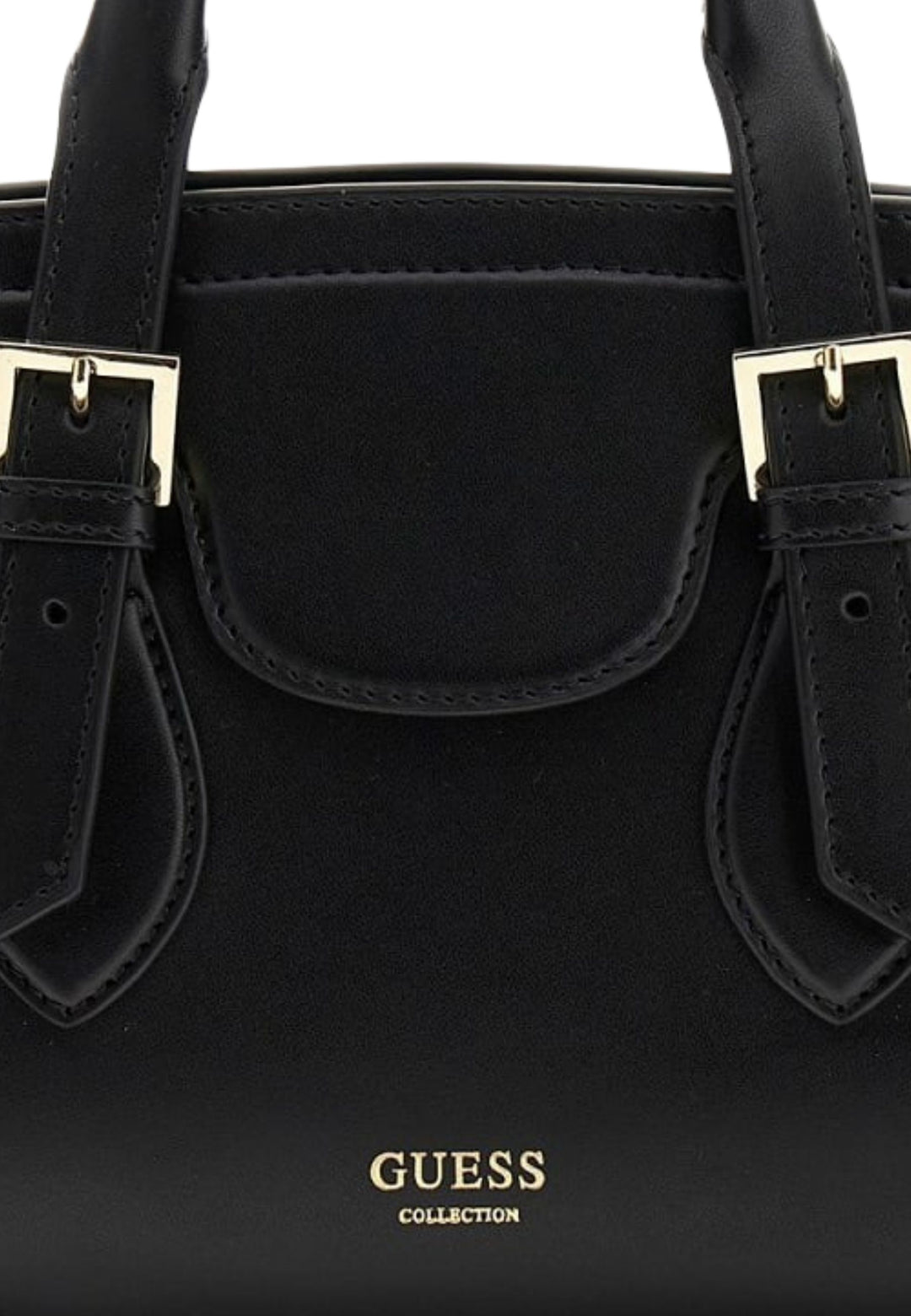 Mala de Tiracolo Guess Diana Maxi Satchel Preta