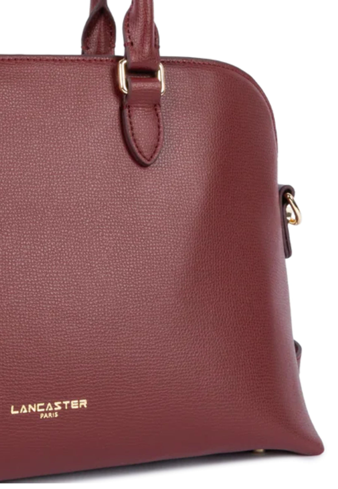 Mala meia-lua com fecho Lancaster Sierra Jia Bordeaux