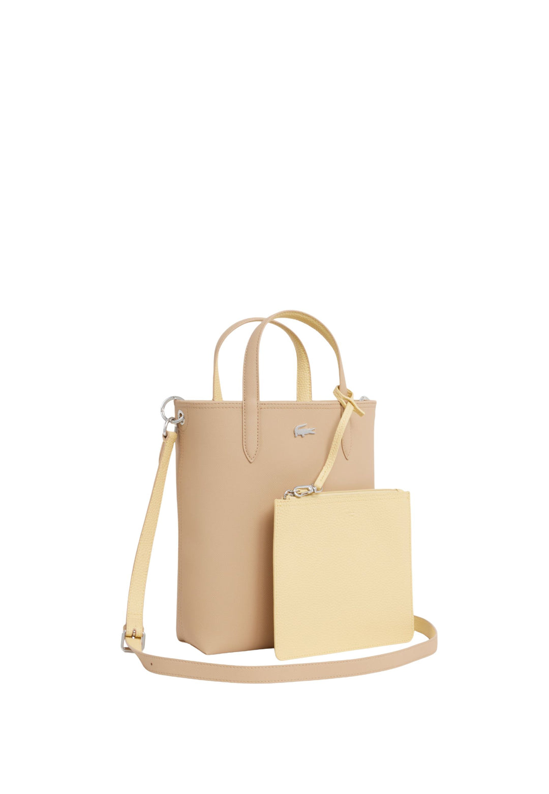 Lacoste Sac Vertical Anna réversible Anna Femme Viennois Soja