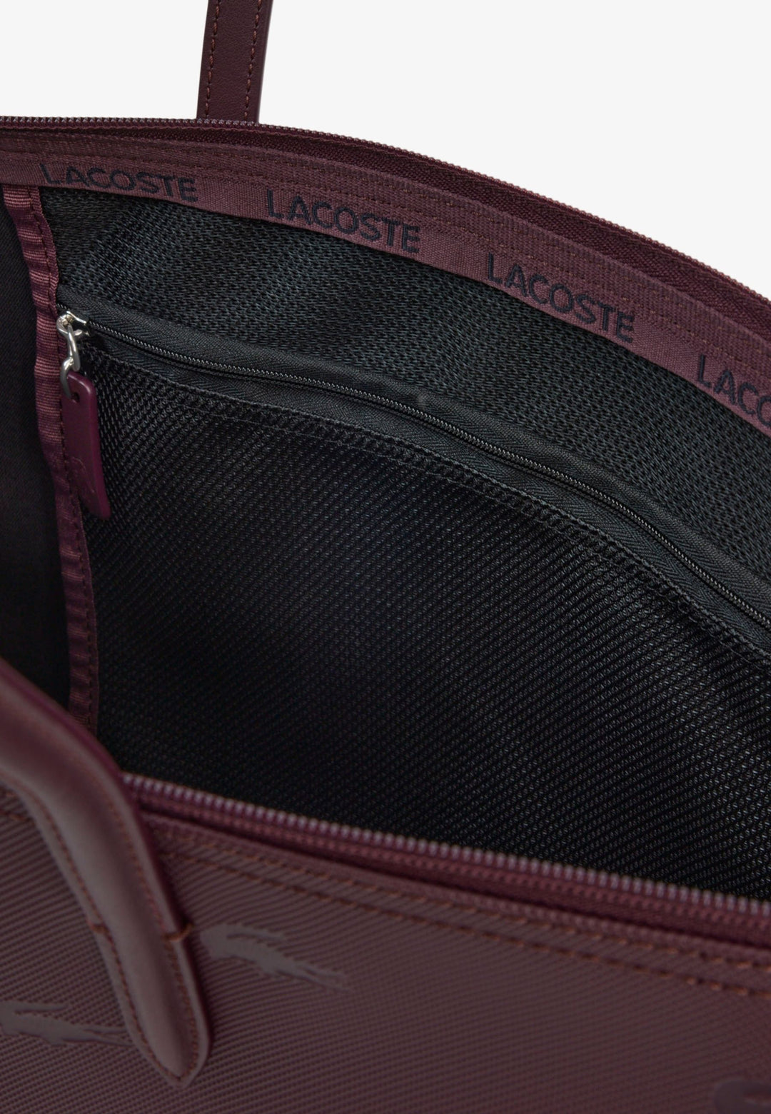 Lacoste Large Zippered Women’s Oxalis Tote Bag