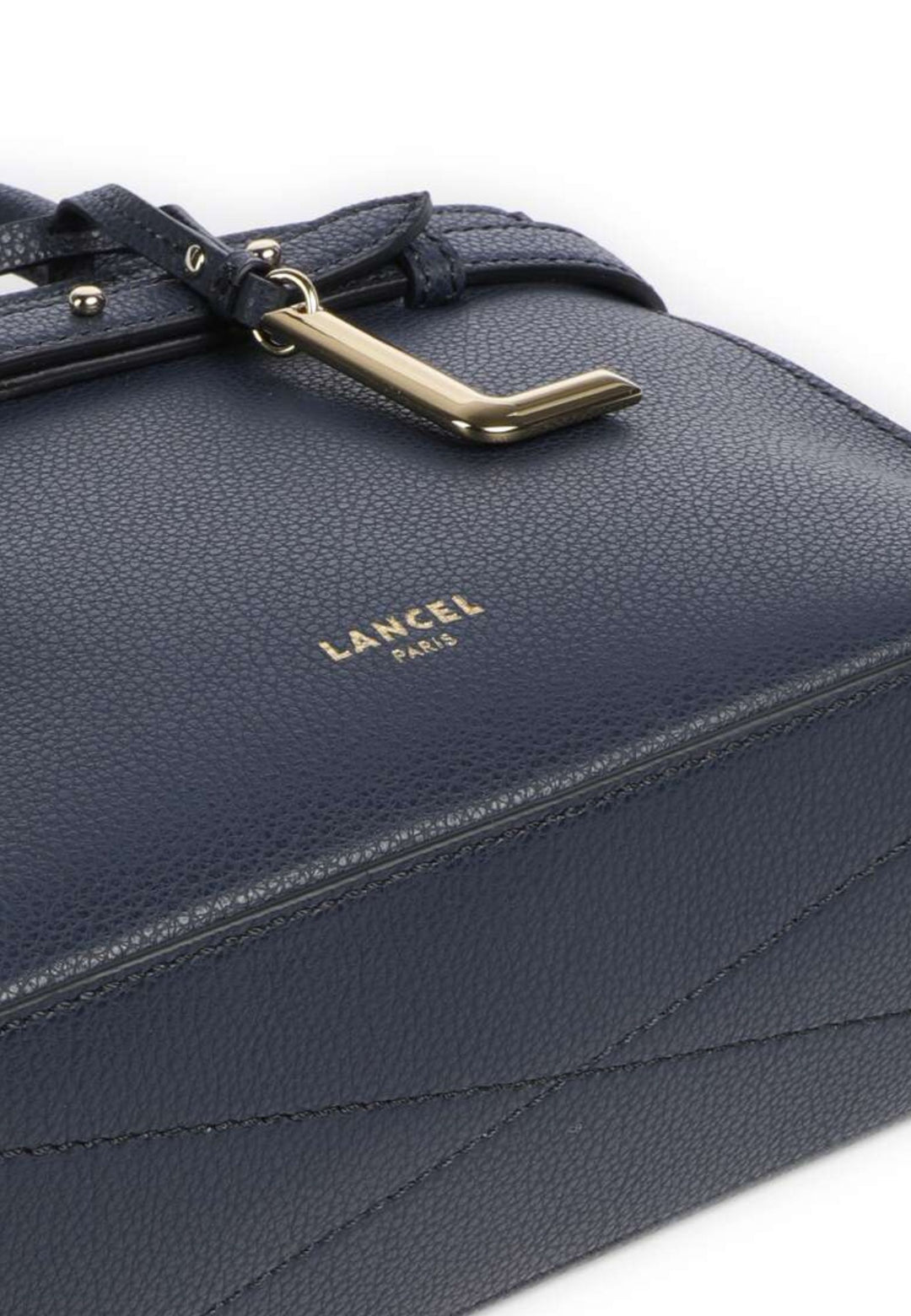 Lancel Faubourg Carryall S Borsa a Mano Blu Navy Ultra