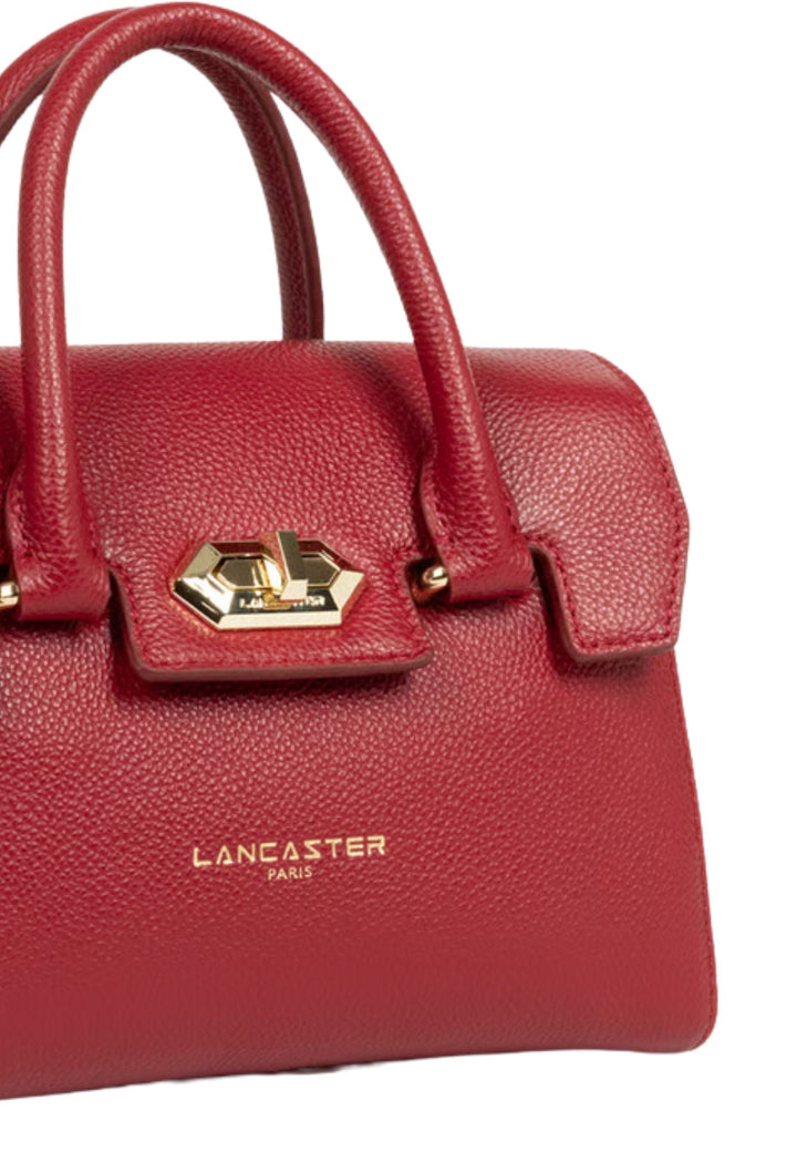 Lancaster Sac à main A rabat avec fermoir Mini Milano Cosmos Rouge