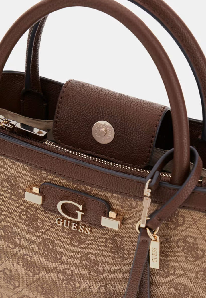 Guess Handtasch Lindsey Latte Logo