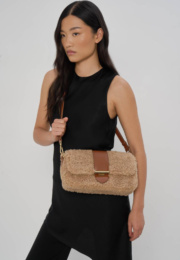 Lancaster Bolsa trotteur A rabat Moumoute 518-023 Cognac
