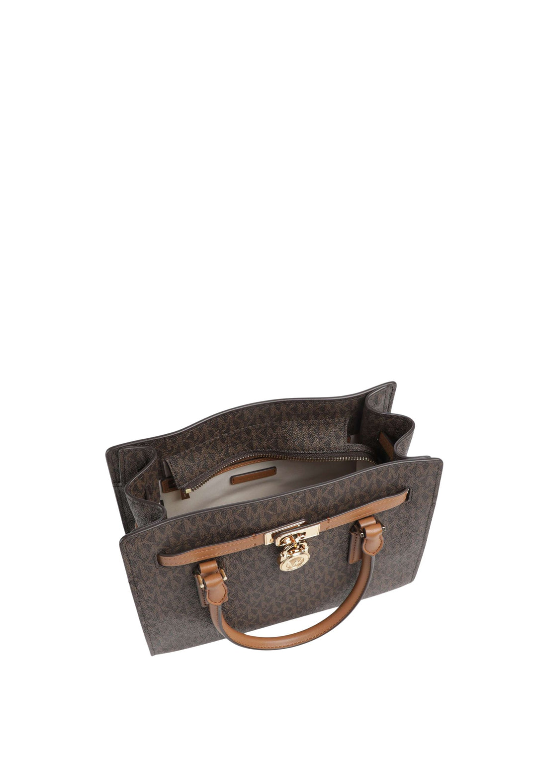 Michael Kors Hamilton handväska brun