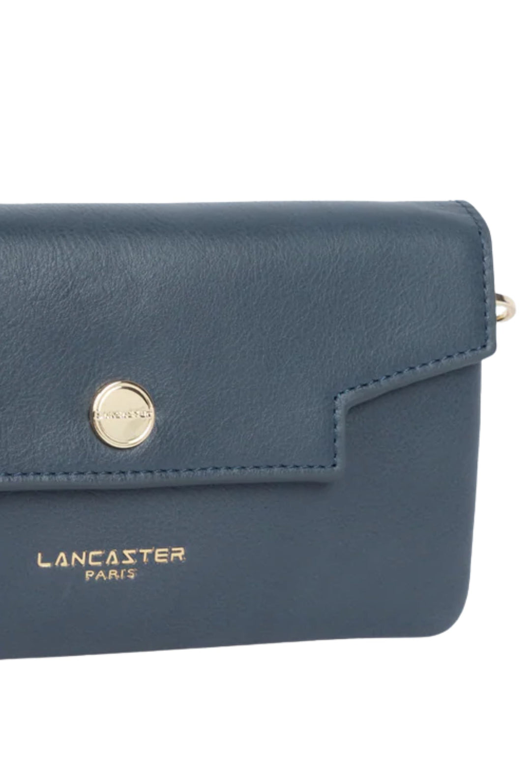 Lancaster Pochette A rabat avec pression S Mademoiselle Grace Bleu Mer