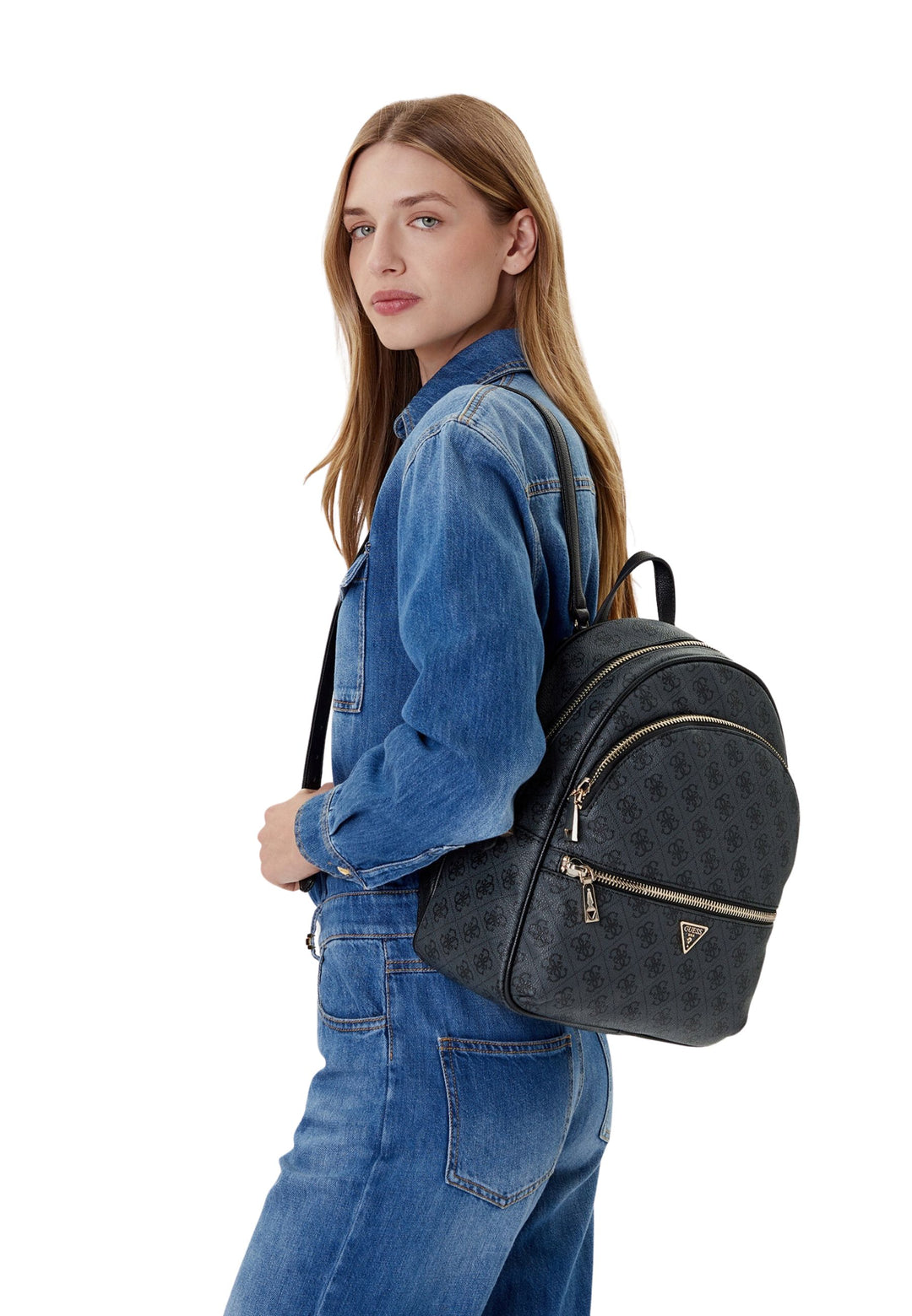 Guess Rucksak MANHATTAN II Coal Logo SG711833