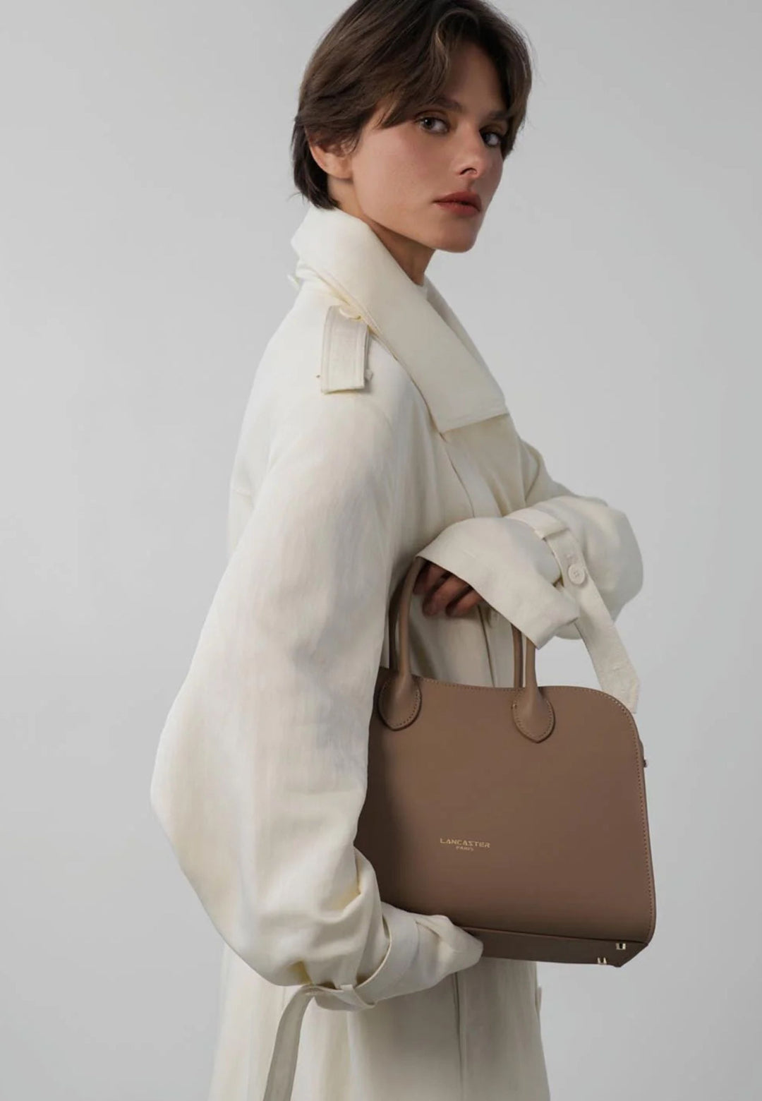 Lancaster Handtasche Mit Reißverschluss M Donna Hopper Praline