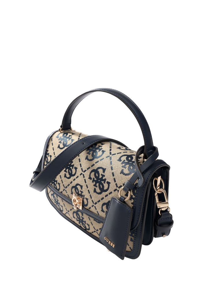 Guess Taske med klap Audrey Monogramme Navy Logo