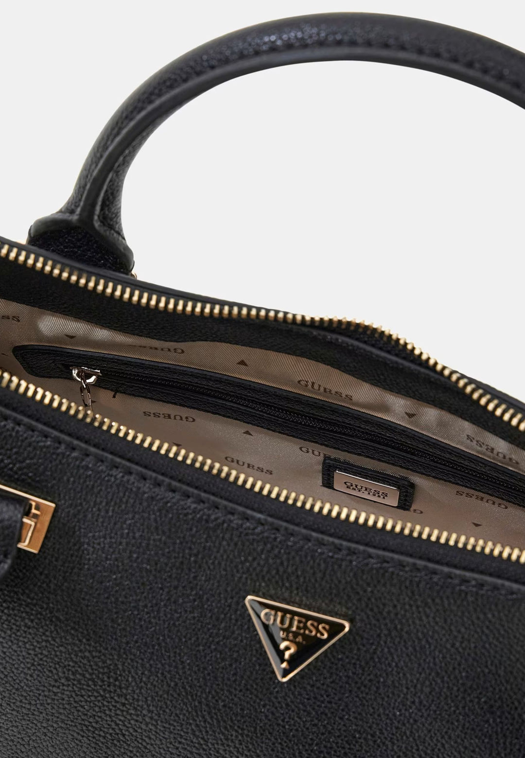 Guess Skuldertaske Anadela 3 Comp Satch Black BG966406