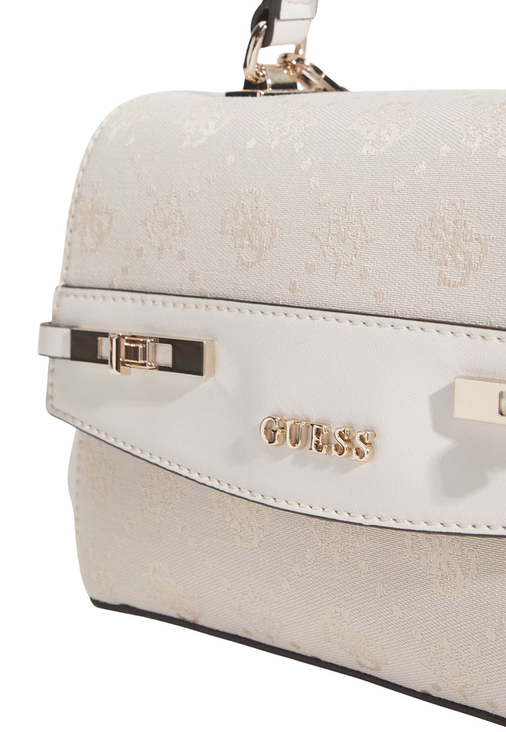 Guess Borsa a tracolla Melinda Logo Tri Com Off White Logo