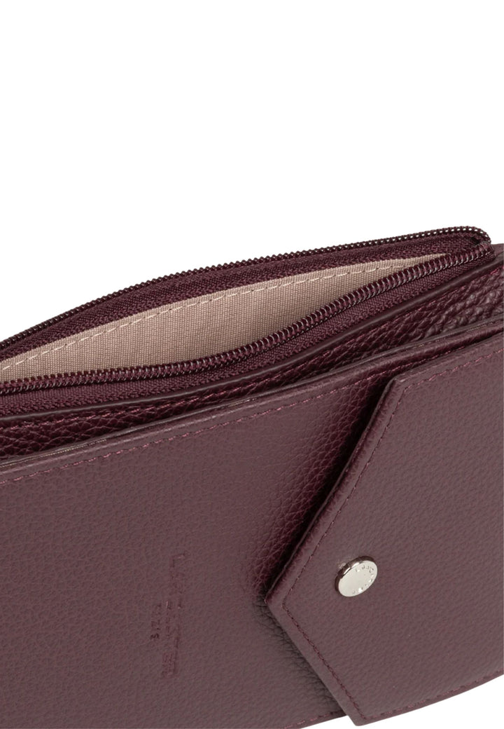 Lancaster Smartphone pouch with Flap and Snap Button Foulonné PM Bordeaux