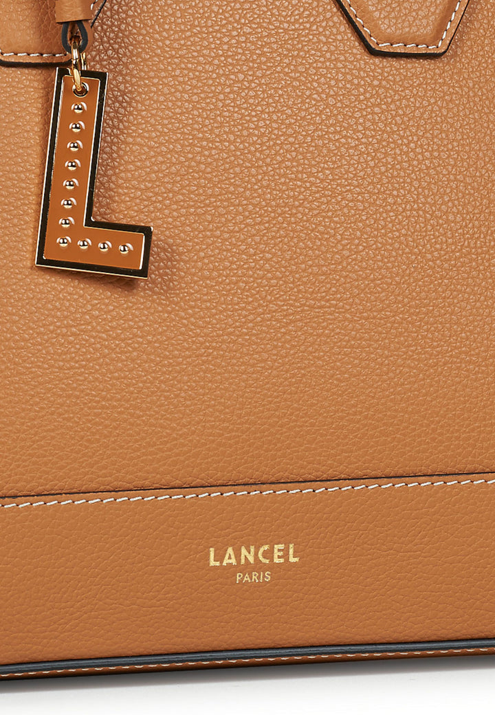 Lancel Belleville Sac Bugatti M Cuir Camel