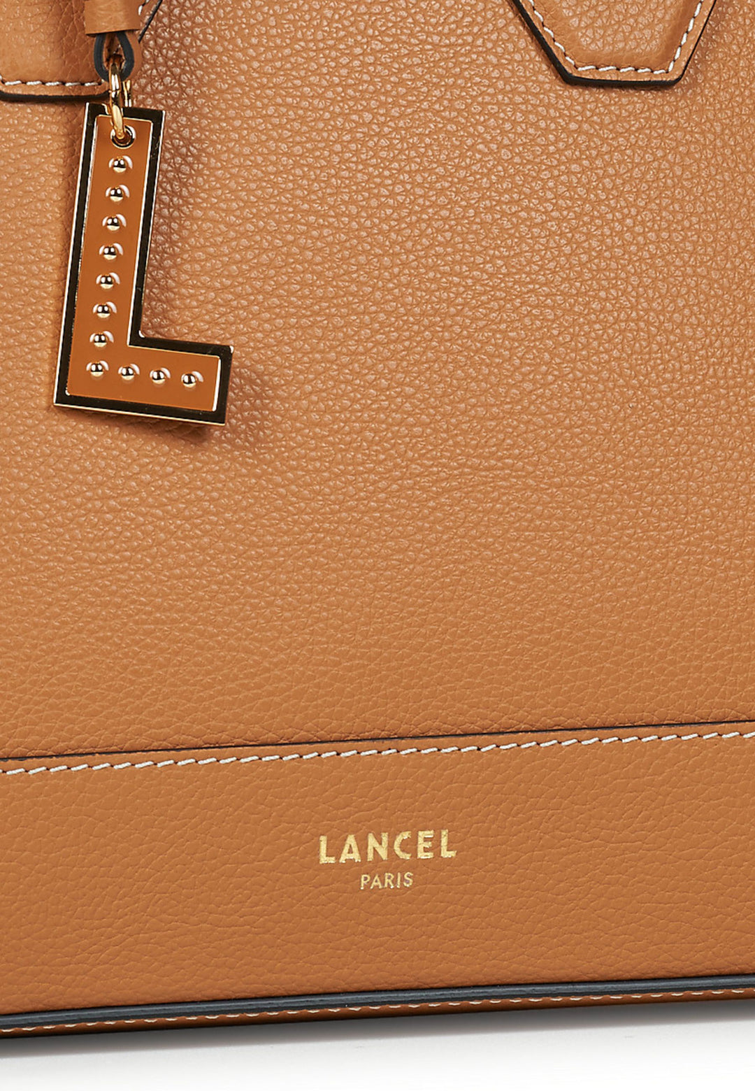 Lancel Belleville Sac Bugatti M Cuir Camel