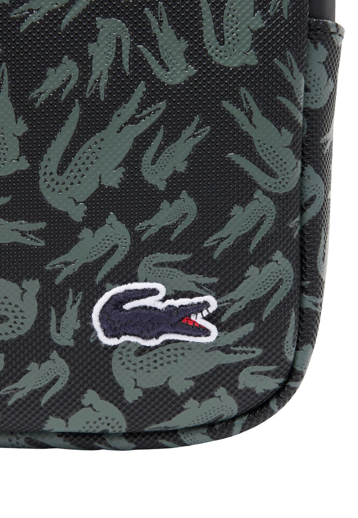 Lacoste Kleng Täsch Lcst Här NH5087TX Camo Croc Schwaarz