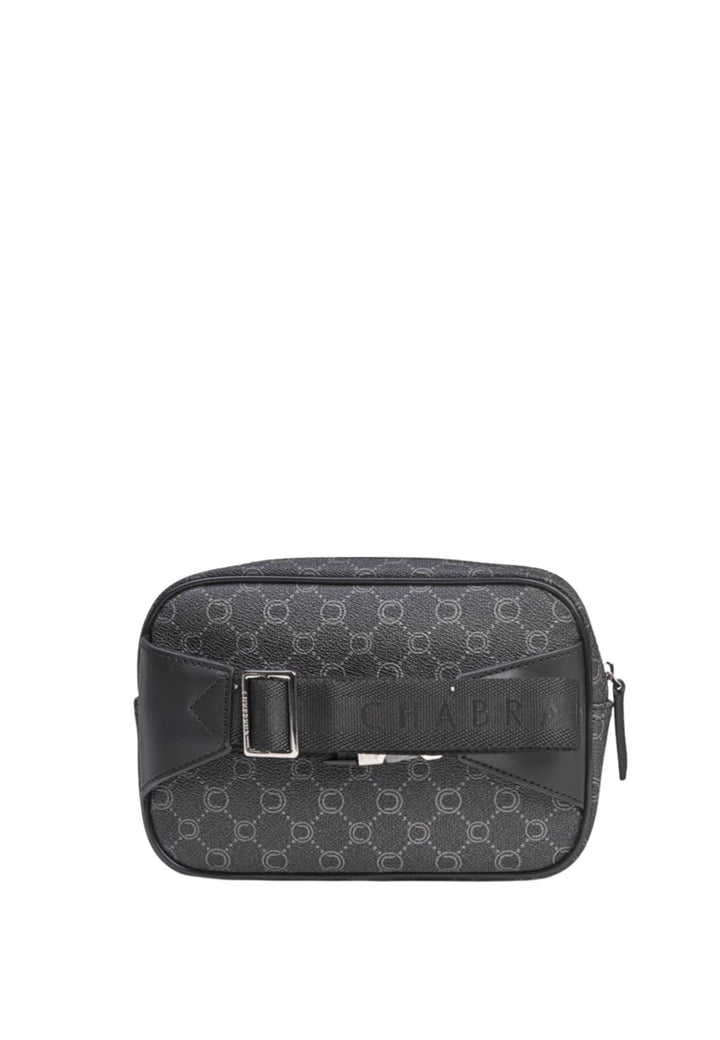 Chabrand Borsa a tracolla Tela rivestita Pelle Nero