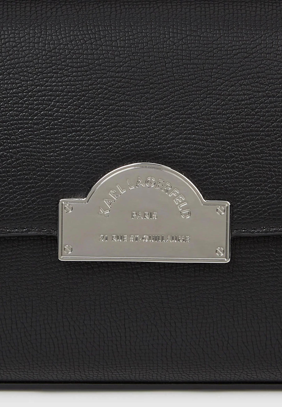 Karl Lagerfeld K/RSG skuldertaske i sort metal