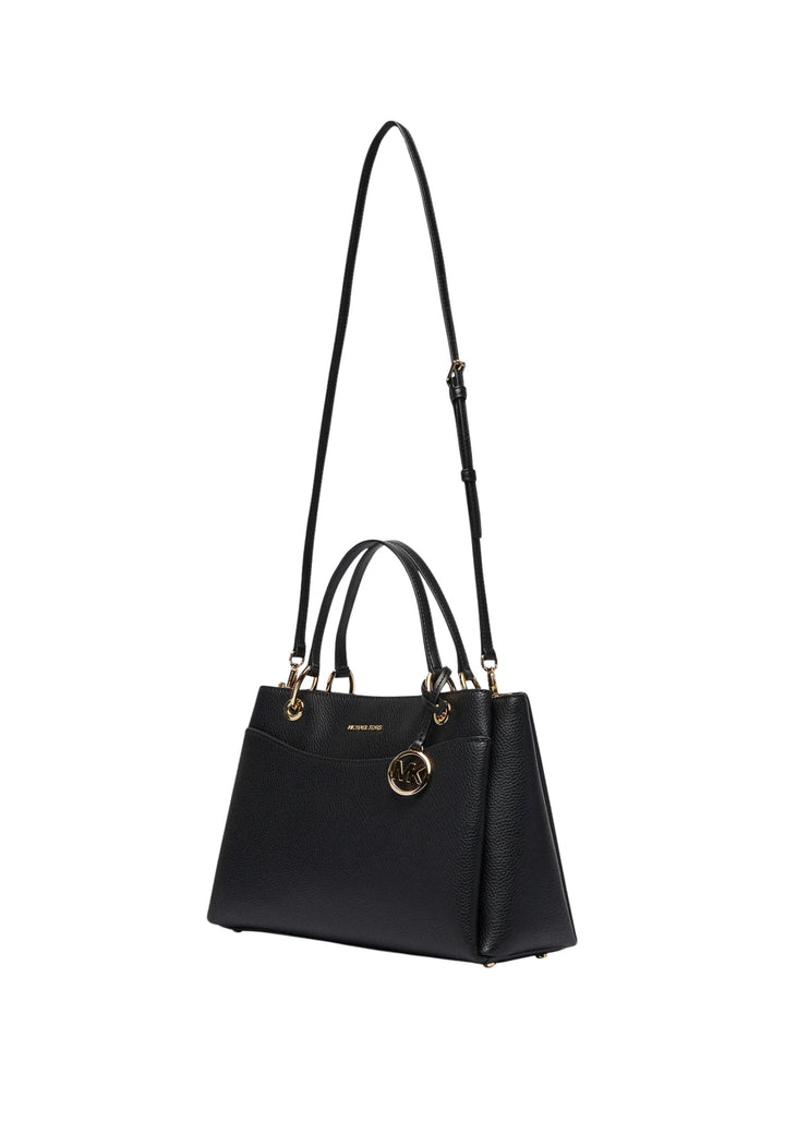 Michael Kors MAY Schoudertas Zwart Leer